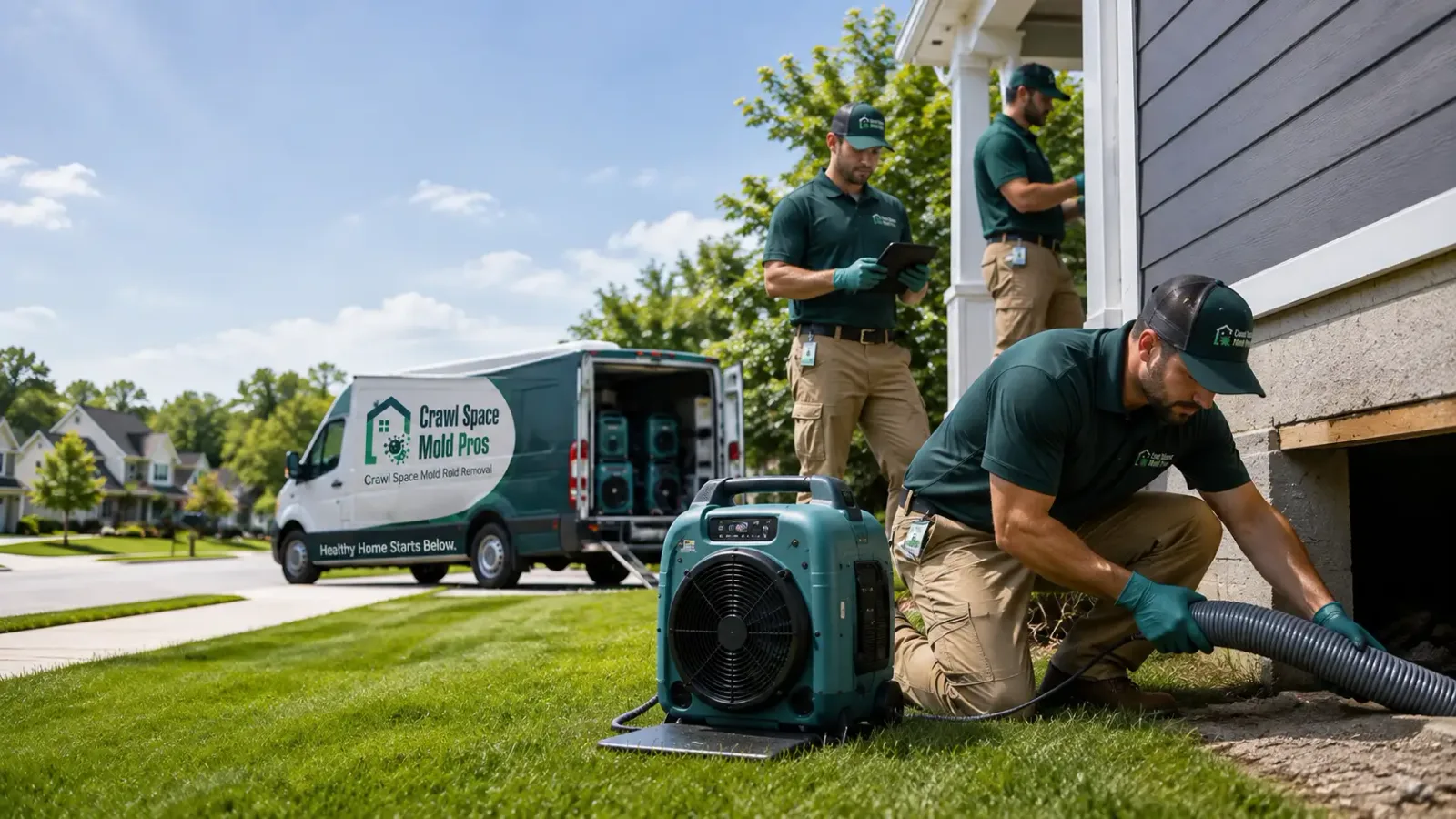 Crawl Space Mold Removal in Olpe, KS